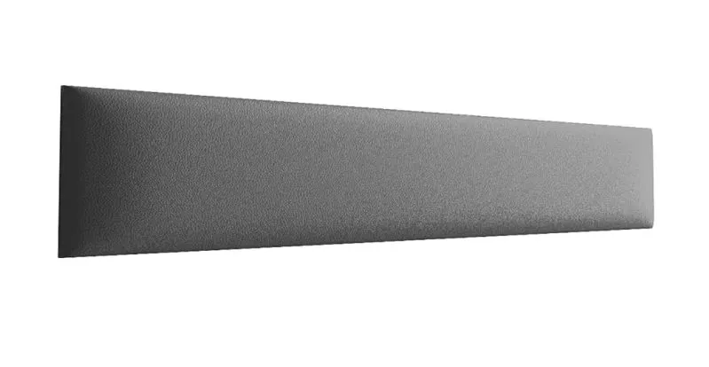 Upholstery Panels Set of 10 | Grey Imitation Leather Cover | 80 x 15 cm | Easy-Clean & Liquid-Resistant