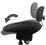 Swivel stool with backrest Apolo 59, color: black / chrome, seat and backrest tilt adjustable