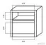 Popondetta 10 bedside cabinet, colour: Sonoma oak - Measurements: 52 x 50 x 38 cm (H x W x D)