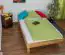 Futon bed / Solid wood bed Wooden Nature 04, heartbeech wood, oiled - size 120 x 200 cm