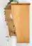 Wall shelf solid pine wood, Alder colours Junco 339 - Measurements 48 x 81 x 24 cm