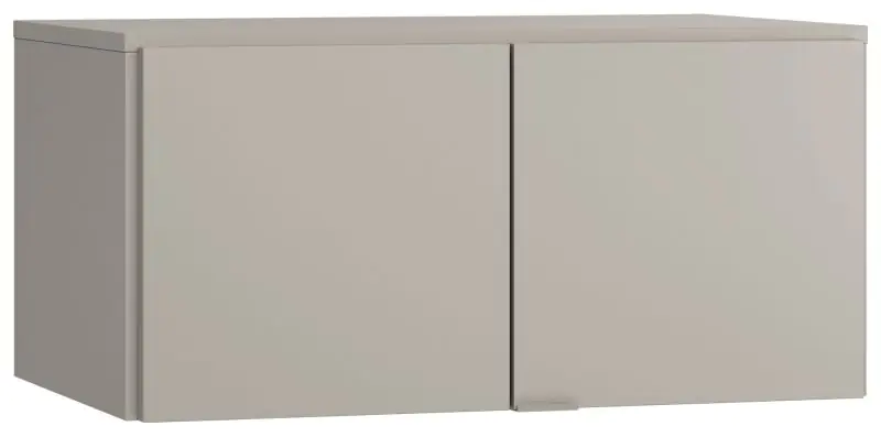 Attachment for two doors wardrobe Bentos 13, Colour: Grey - Measurements: 45 x 93 x 57 cm (H x W x D)