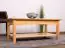 Coffee table solid pine wood, Natural Turakos 122 - Measurements 110 x 45 x 60 cm (W x H x D)