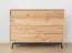 Chest of drawers Salleron 17, solid oiled Wild Oak, Colour: Natural - Measurements: 90 x 121 x 45 cm (H x W x D)
