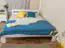 Double bed / Guest Bed A5, solid pine wood, white finish - 160 x 200 cm 