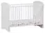 Baby bed / Kid bed Maipu 02, Colour: White - Lying area: 60 x 120 cm (W x L)
