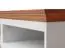 Gyronde 09 TV base cabinet, solid pine wood wood wood wood wood, Colour: White / oak - 53 x 111 x 53 cm (H x W x D)