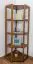 Corner Shelf Solid Pine | Oak-Colored | 163 x 74 x 60 cm | 4 Compartments | Modern Design
