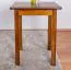 Solid Pine Wood Table Junco 233A | Rustic Oak Finish | Angular | 60 x 60 cm | Space-Saving Design