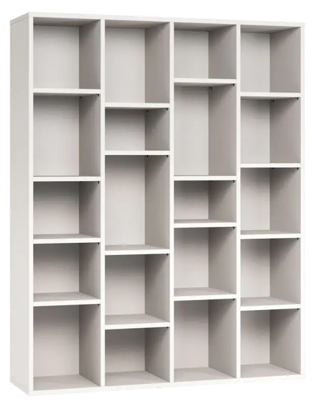 Shelf Bellaco 50, Colour: White - Measurements: 187 x 149 x 38 cm (h x w x d)