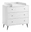 Baby Changing Unit for Malte 03 Chest of Drawers | White | 58.6 x 77 x 9.6 cm | Removable | For Children's Rooms