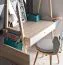 Chest of Drawers with Changing Unit Hildrid 03 | Acacia / White | 185 x 98 x 64 cm | Modern Nursery Storage