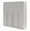 Metal handles for closet Edegem 01 | Color: Grey