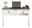 Dressing table Oulainen 16, Colour: White / Oak - Measurements: 78 x 120 x 40 cm (H x W x D), with 2 drawers.