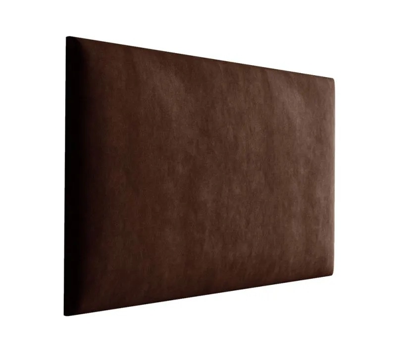 Set of 10 Upholstery Panels | Dark Brown Velour Cover | 38 x 30 cm | Stain-Resistant