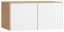 Wardrobe Top Attachment for 2 Doors | Arbolita 17 | Oak / White | 45 x 93 x 57 cm | Soft Touch Fronts