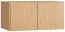 Wardrobe Top Attachment for 2-Door Averias | Oak Finish | 45 x 93 x 57 cm | Extra Storage