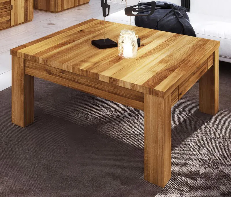 Coffee Table Kapiti 26 | Solid Oiled Wild Oak | 110 x 70 x 43 cm | Premium Design