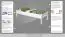 Single bed "Easy Premium Line" K1/1n, solid beech wood, white finish - 90 x 190 cm