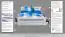 Double bed / Storage bed "Easy Premium Line" K6 incl. 4 drawers & 2 cover plates, solid beech, white - 180 x 200 cm