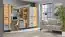 Cupboard Atule 02, Colour: Oak / Grey - Measurements: 187 x 45 x 56 cm (H x W x D)
