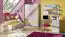 Children's room - Wardrobe Dennis 03, Colour: Ash Purple - Measurements: 188 x 35 x 40 cm (h x w x d)