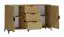 Chest of drawers "Kandalica" 04, Colour: Oak Artisan - Measurements: 85 x 150 x 40 cm (H x W x D)