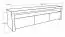 TV base cabinet Castelldefels 01, Colour: Glossy white - Measurements: 48 x 180 x 44 cm (H x W x D)
