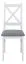 Chair Raska 03, Colour: White, solid beech - measurements: 96 x 42 x 46 cm (H x W x D)
