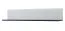 Wall Shelf Idos 05 | Simple Design | White/Black | ABS Edge Protection | 22 x 120 x 19.5 cm