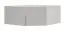 Metal handle for wardrobe extension for corner closet Edegem 04 | Color: Grey