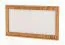 Mirror Rolleston 23 solid beech oiled - Measurements: 64 x 110 x 3 cm (H x W x D)