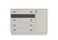 Niel 17 chest of drawers with five drawers, one door, color: cashmere, one wooden shelf, dimensions: 95 x 135 x 40 cm, two compartments