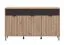 Modern Sideboard Zvesdara 06 | Artisan Oak & Black | 3 Drawers | 3 Doors | 6 Compartments | 92.5 x 157 x 40 cm