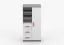 Smolikas 34 Bookcase 80 cm Wide | 159 x 80 x 40 cm | White & Gray | 3 Drawers | Pink Wooden Handles | 7 Compartments | Kids & Teens