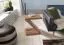 Z-Shaped Side Table | Solid Acacia Wood | Handmade | Acacia Color | 59 x 30 x 44 cm