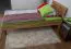Wooden Nature 02 youth bed, solid oiled beech heartwood - lying surface 100 x 200 cm (W x L)