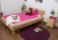 Futon Bed Solid Wood | Wooden Nature 03 | Oiled Beech Heartwood | 140 x 200 cm Mattress Base