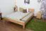 Youth bed Wooden Nature 02, heartbeech wood, oiled, solid - 160 x 200 cm