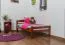 Children's Bed / Youth Bed Easy Premium Line K1/2n | Solid Beech Wood | Cherry Red Lacquered | 90 x 200 cm Mattress Base
