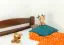 Youth Bed Easy Premium Line K4 | 140 x 200 cm | Solid Beech Wood | Dark Brown | 2 Drawers & Cover Panel