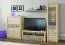 TV base cabinet Mesquite 13, colour: Sonoma Oak light / Sonoma Oak Truffle - Measurements: 50 x 137 x 40 cm (H x W x D), with 2 drawers and 2 compartments