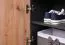 Ringerike 14 Shoe Cabinet with Seat Cushion, Color: Anthracite / Artisan Oak - Dimensions: 53 x 60 x 32 cm (H x W x D), with two compartments