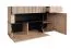 Chest of Drawers Sideboard Jordalsgrenda 05 | Oak/Black | 2 Drawers | 2 Doors | 5 Compartments | 90 x 150 x 40 cm | Living Room