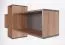 Sprimont 11 Wall Shelf, Color: Gray / Oak - Dimensions: 55 x 110 x 29 cm (H x W x D)