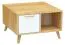 Coffee Table Quilmes 05 | Oak / White | 68 x 68 x 42 cm | Modern Design, Storage Drawer, Soft Close