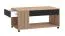 Coffee Table with Drawer Zvesdara 07 | Artisan Oak & Black | 4 Castors | 46 x 101 x 55 cm | Stylish Living Room Accent