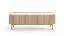 Modern TV Cabinet Ashford 01 | Oak Riviera & Marble Bianco | 48 x 144 x 37 cm | 3 Doors