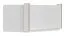 Attachment for Hinged door cabinet / Closet Cerdanyola, two doors, Colour: Oak / White - Measurements: 45 x 100 x 56 cm (H x W x D).