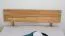 Solid Oak Youth Bed | Futon Style with Headboard | Oiled Finish | 120 x 200 cm Mattress | 25 mm Frame